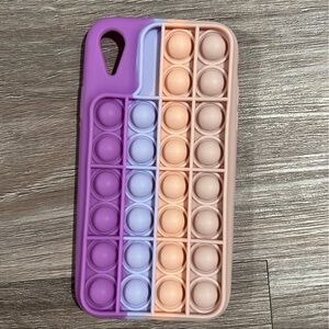 Purple and Orange Fidget Toy Phone Case